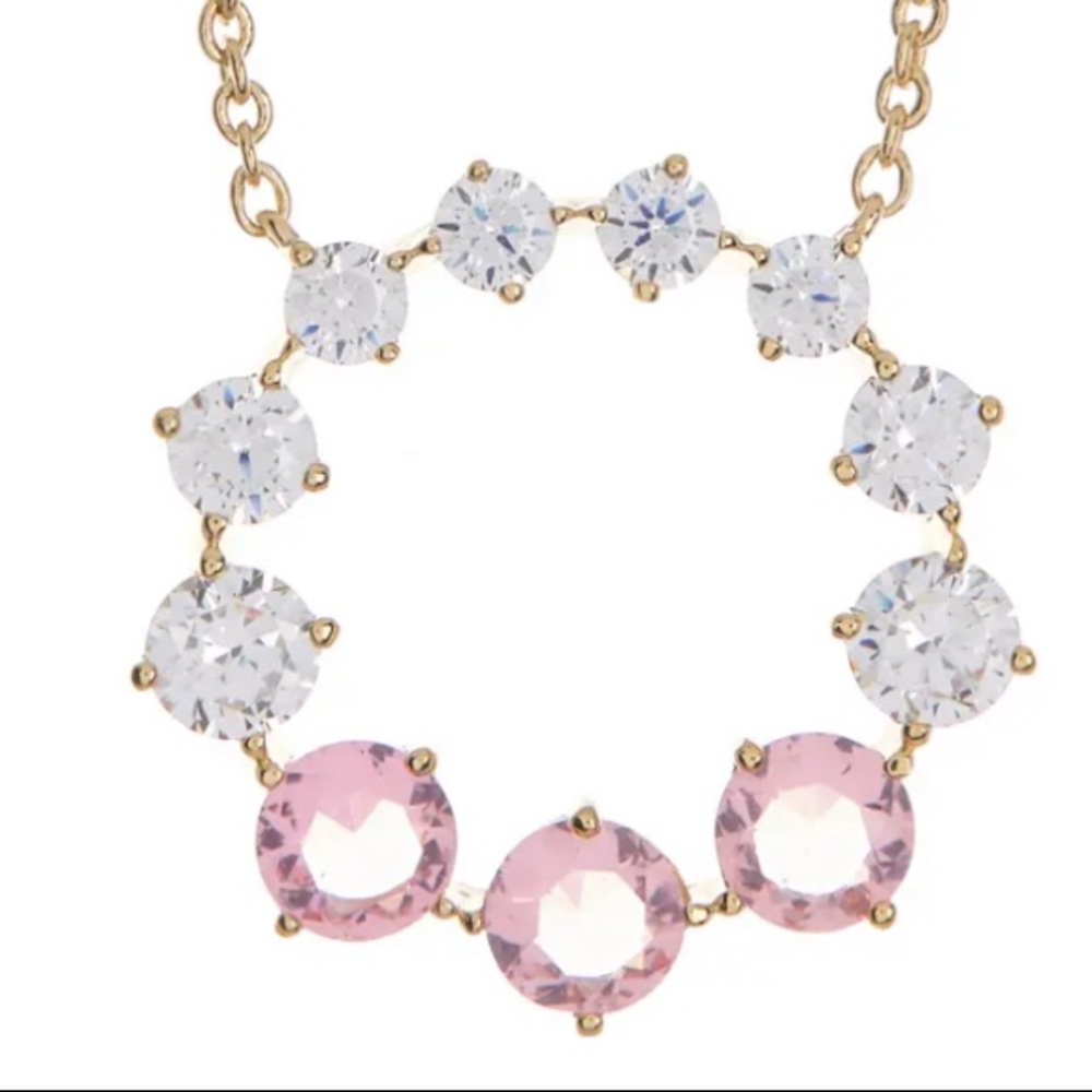 Nadri set Multi Cut Stone Stud Earrings +necklace